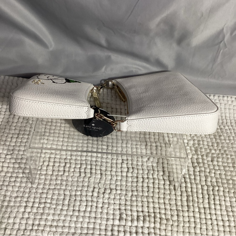 SOLD……..Kate Spade x Peanuts Snoopy White Leather Double Up Crossbody Bag - Picture 8 of 13